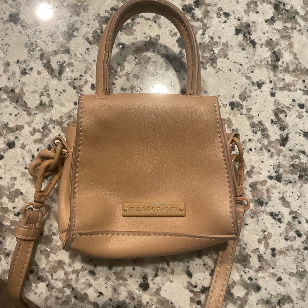 Madden Girl Tan Mini Bag